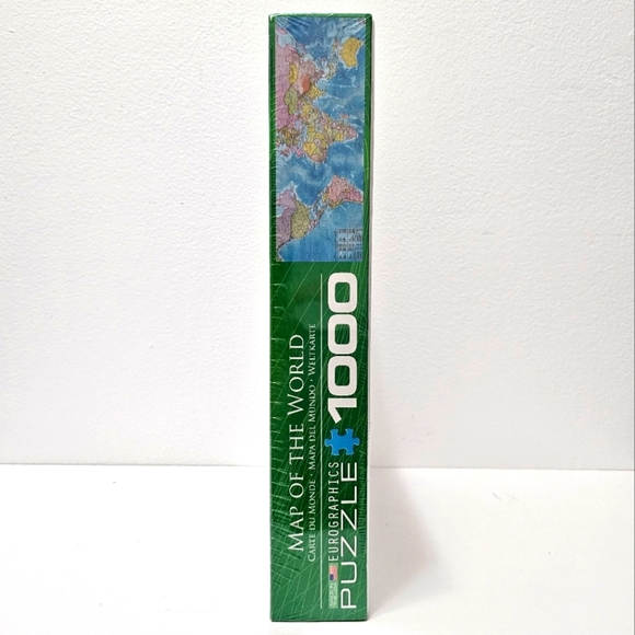 Eurographics Puzzles Map of the World 1000-Piece Jigsaw Puzzle - Picture 6 of 12